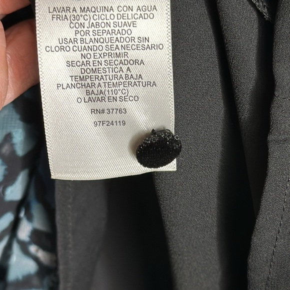 Laundry by Shelli Segal Black Blue Leopard Print Dress Size 10 - Picture 8 of 9